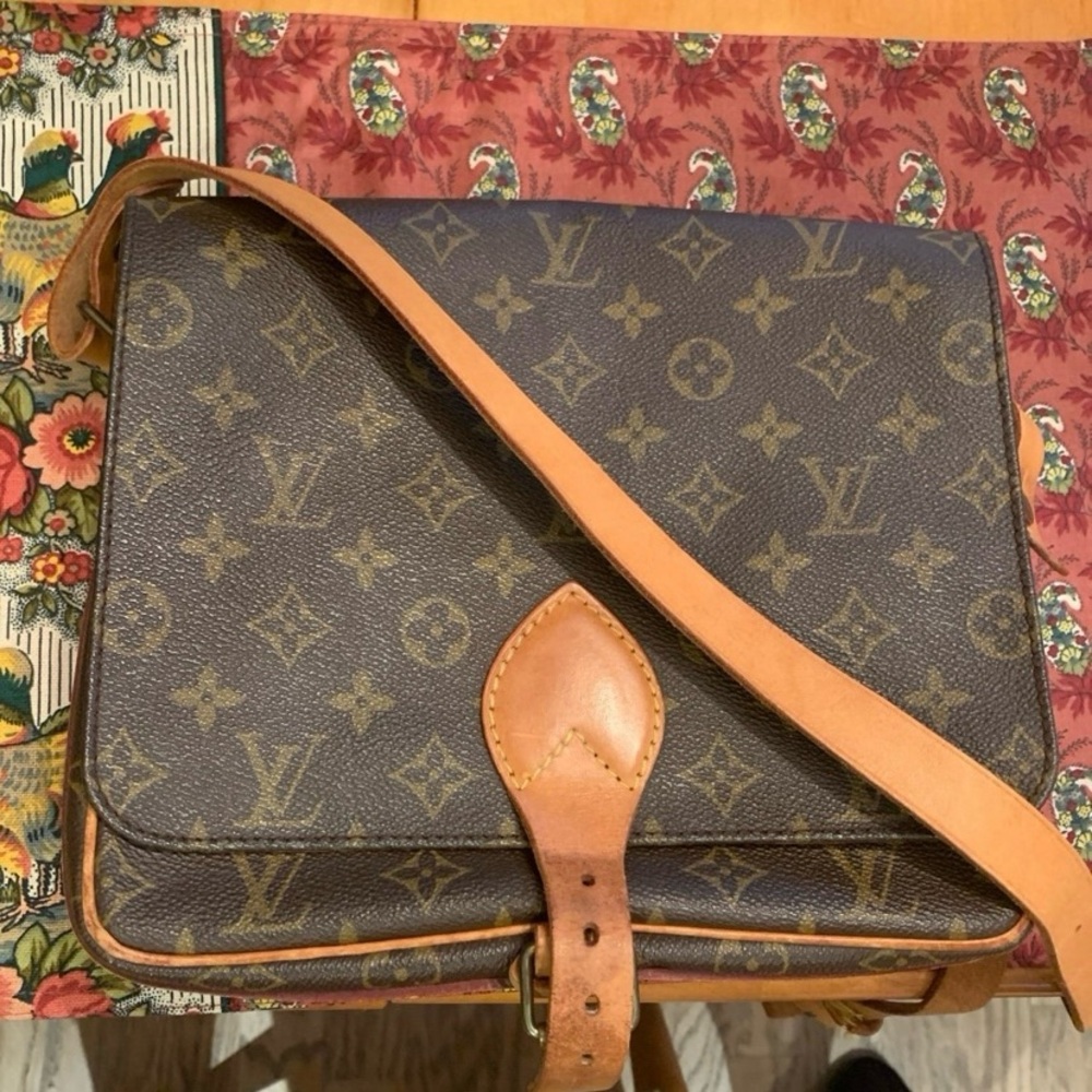 Louis Vuitton Brown Monogram Canvas Messenger Bag